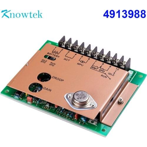 Speed Governor Card Panel 4913988 Replace For Original GTA38 K38 Engine Instrument