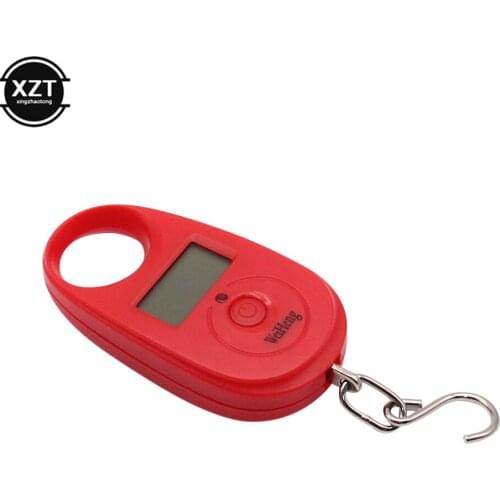 Colorful 25kg/5g Mini Ultra-Portable Catties and Pounds Display Electronic Portable Scale Hook Electronic Scale 4 Colors