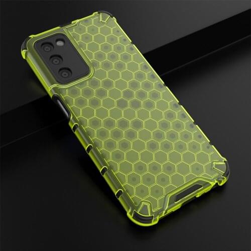 Honeycomb Style Shockproof Coque TPU Frame Bumper Fundas Cover for Oppo A55 OppoA55 5G 6.5 Inch Case Protective Shell Housing