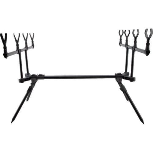 RY060 Adjustable Retractable Carp Fishing Rod Pod Stand Holder Fishing Pole Pod Stand Fishing Tackle Fishing Accessory