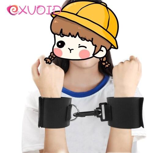 EXVOID Ankle Cuff Restraints Slave Handcuffs Sex Toy for Couple Hand Cuffs SM Restraints Bondage Adult Products BDSM Bondage