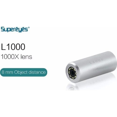 Supereyes Microscope Lenses L1000 Interchangeable 1000X High Magnification Microscope Lenses for B011 Handheld Endoscope