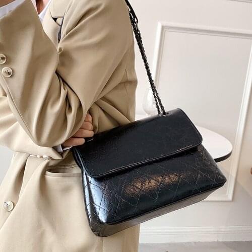 High Quality Women Small Pu Leather Handbags Fashion Chain Shoulder Crossbody Bags for Women Designer Female Tote Messenger Bag