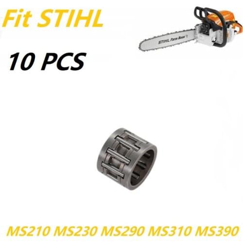 10Pcs/lot Clutch Needle Cage Bearing Fit STIHL MS171 MS180 MS181 024 026 MS211 MS260 MS240 029 MS290 MS390 Chainsaw 10x13x10