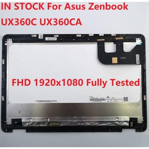 13.3 INCH SCREEN For Asus Zenbook UX360C UX360CA Laptop LCD display touch Screen assembly FHD 1920x1080 Fully Tested
