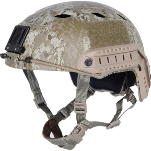 2019 Sports Helmets New Base Jump Helmets Military Tactical Helmet Digital Desert for Hunting & Airsoft Protective Free Shipping