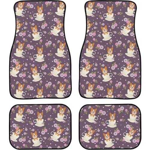 Aimaao Customized Floor Car Mat Pet Dog Universal Fit Car Floor Mats Soft Fit SUV Vans Sedans Trucks For Ford Volvo Toyota