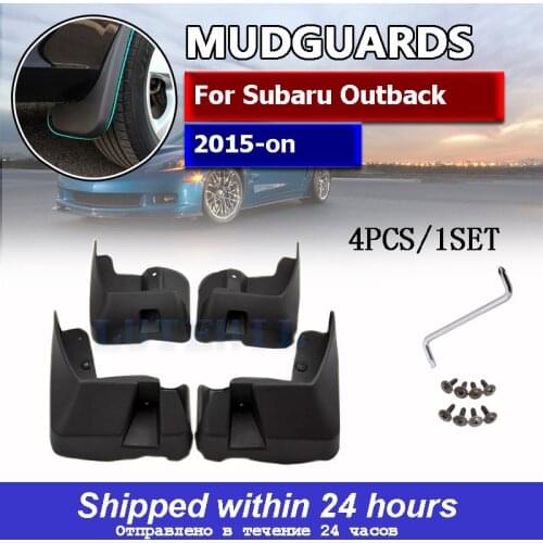 OE Styled Molded Mud Flaps For Subaru Outback 2015 -on Mudflaps Splash Guards Mudguards 2016 2017 2018 2019 2020 Car Styling