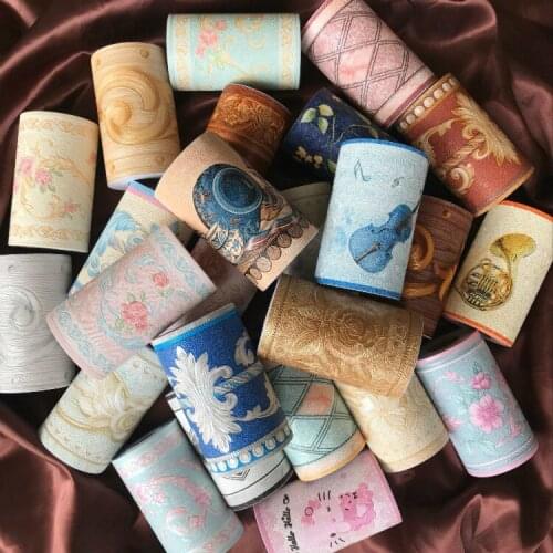Living room bedroom kitchen bathroom bathroom baseboard waist line PVC self adhesive wallpaper decorative waterproof
