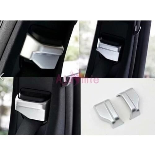 For Mercedes Benz Vito V Class W447 2014 2015 2016 2017 2018 Chrome Car Styling Interior Seat Belt Cap Cover Car Accessories
