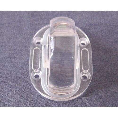 #MCAU-55.1 High quality LED Lens, Window lamp lens, Lens Size: 55.1X40X31.12mm+Waterproof ring, Degree: 5X180, Clean surface