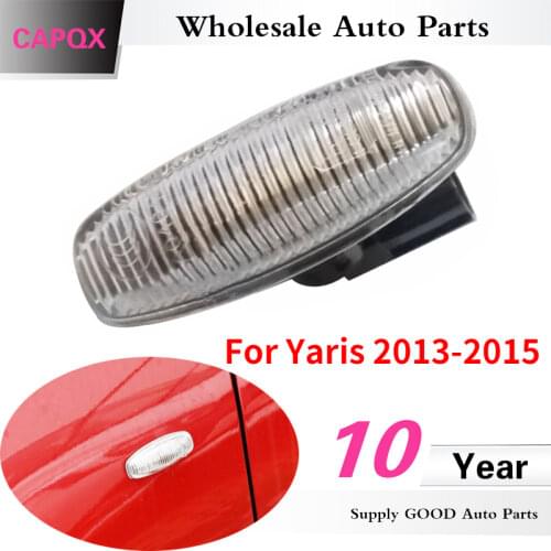 CAPQX Flashing Indicator Turning Signals Fender Marker Side Lamps 81730-0D111 817300D110 For YARIS 2013 2014 2015