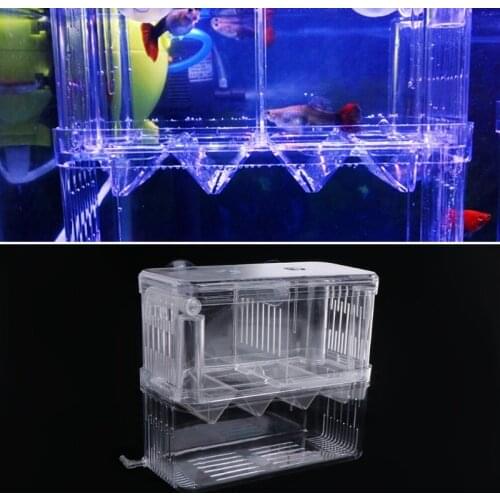 High quality Aquarium Incubator Fish Tank Separative Box Breeding Double Breeder Insulation