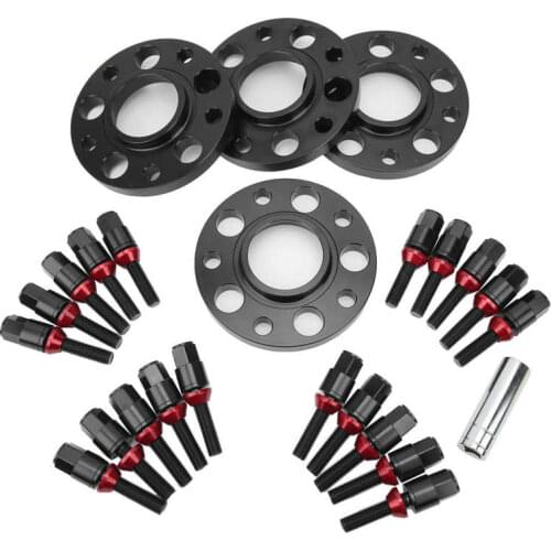 Hub Centric Wheel Spacers Staggered Kit with Bolts Sleeves Fit for BMW 1 3 5 6 7 8 SERIES