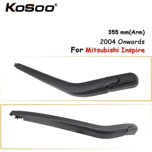 KOSOO Auto Rear Wiper Blade For Mitsubishi Inspire,355mm 2004 Onwards Rear Windshield Wiper Blades Arm Car Accessories Styling