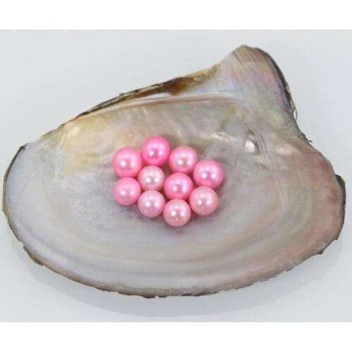 7-8MM 20pcs/lot Colorful 28 Colors Pink Round Natural Freshwater Pearl Beads For Kids Jewelry Making LR021