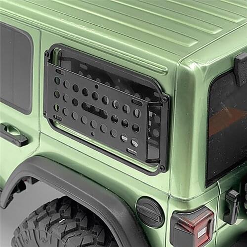 1 Pair Metal Side Window Equipment Rack Car Frame for AXIAL SCX10 III Jeep JL Wrangler RC Model Car Accessories