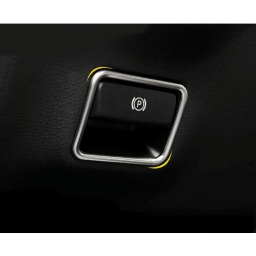 For Mercedes Benz A B GLA CLA ML GL GLE GLS V Class Vito W176 W246 X156 C117 W447 Parking Hand Brake Switch Sticker Trim