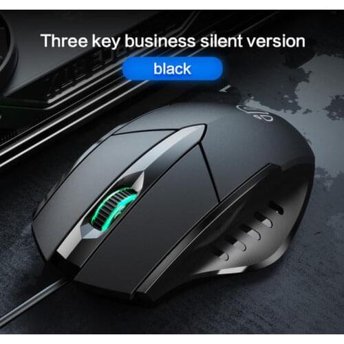 New product luminous pw1 adjustable to mute wired mouse eating chicken e-sports game office six-button DPI luminous mouse