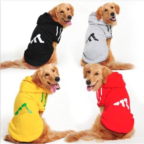 Big dog clothes Christmas Winter Warm fleece Hoodies Coat For Medium Large dogs Golden Satsuma Husky Pet Clothes