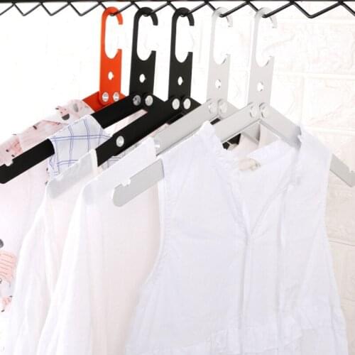 Portable Coat Hanger Clothes Hanger Aluminum Alloy Multi-Functional Folding Hanger for Outdoor Travel Hangers for Clothe