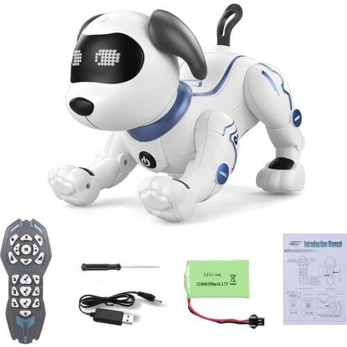 RC Robot TOYS Electronic Pets Robot Dog with Battery Dance Voice Control Programmable Touch-sense Music Song Toy for Kids Gift