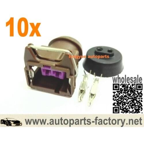 Longyue 10Set RC Fuel Injector Connector fit for All BOSCH EV1 applications