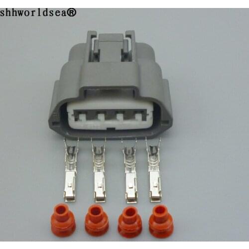Shhworldsea 4 Pin 2.0mm Waterproof Ignition Coil Plug MAF Connector Female 6189-0781 For Nissan Mazda Mitsubishi