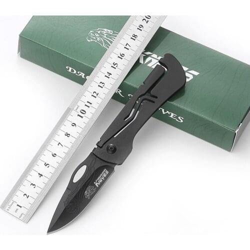 Outdoor folding knife high hardness survival self-defense camping knife multi-tool