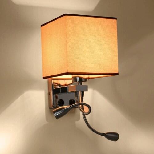 Unique Design Modern LED Cloth Wall Lamp Wall sconce Light Hallway Bedroom Bedside Light