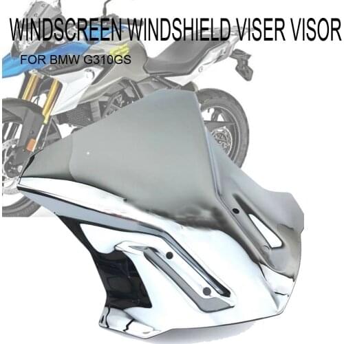 For BMW G310GS G 310 GS 2017 2018 2019 2020 Touring Motorcycle Windshield Windscreen Wind Screen Glass Black Iridium