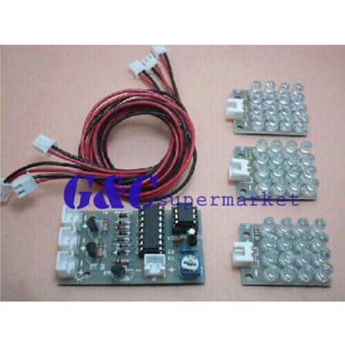 1PCS CD4017 NE555 Detonaon Flash Light 12V DIY Kit diy electronics