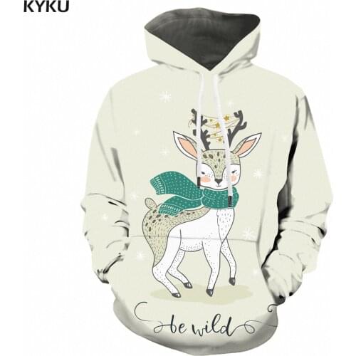 3d Hoodies Elk Hoodie Men Animal 3d Printed Christmas Hoodie Print Novel Sweatshirt Printed Mens Clothing Hip Hop Pullover