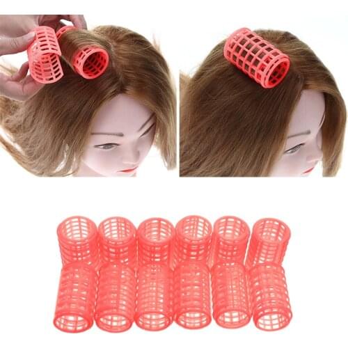 12pcs/set Hair Curler Roller Large Grip Clips Curlers Hairdressing DIY Hair Styling Beauty Tools 20mm 26mm 32mm 36mm 40mm