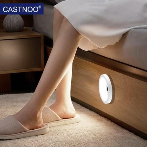 Motion Sensor LED Night Light Bedroom Decoration Human Body Induction Closet Wall Light Home Creative Corridor Staircase Light