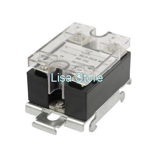 DC 3-32V Input 35mm DIN Rail Mount Solid State Relay SSR 75A SSR-75DA