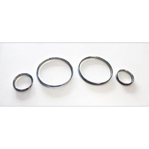 Chrome Speedometer Gauge Dial Rings Bezel Trim for Opel Vauxhall Astra G Zafira