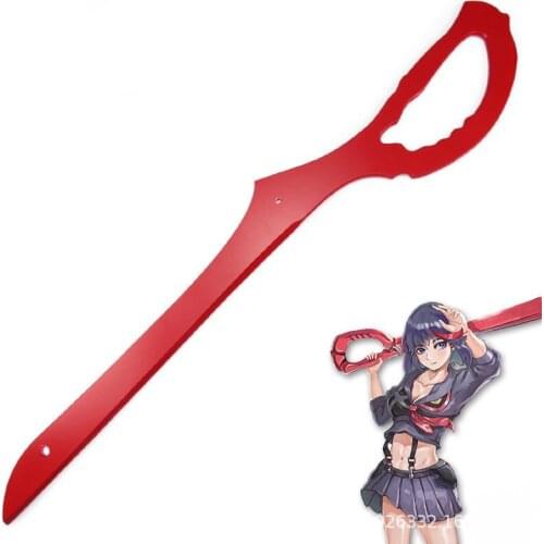 Kill La Kill Ryuko Matoi Ryuuko Scissor Blade Cosplay Decorative Weapon Wooden Sword Tachikiri Basami