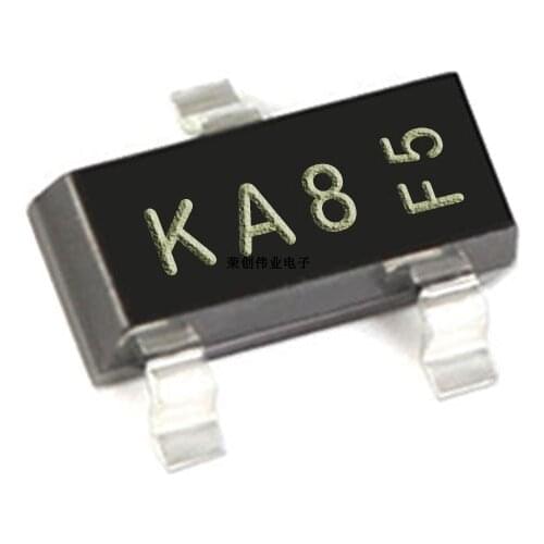 Schottky patch B520C-13-F DO-214AB 5A 20V original diode B520C SMC BAS19-7-F switching diode SOT23 silk screen KA8