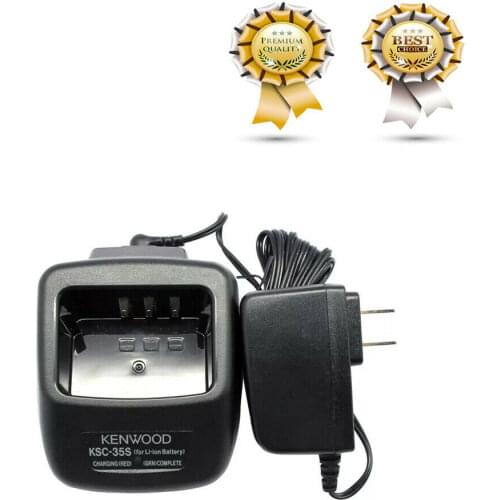 KSC-35 Li-ion Rapid Charger for Kenwood Radio KNB-45L KNB-63L TK-2207 TK-U100