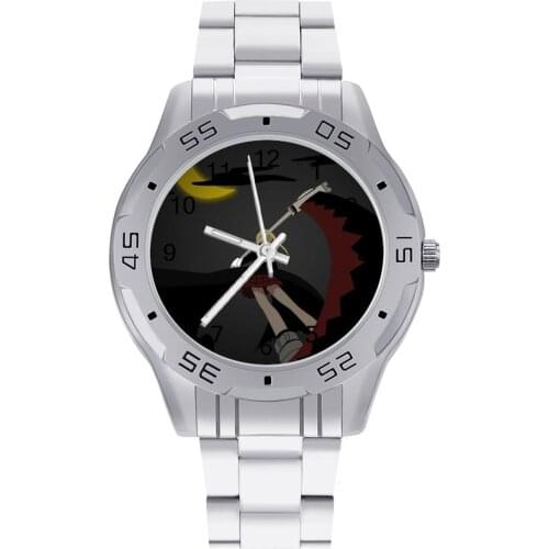 Soul Eater Quartz Watch High Quality Vintage Wrist Watch Steel Couple Sports Design Wristwatch