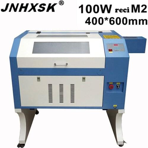 JNHXSK Mini Laser Engraver machine Co2 Laser 4060 100W reci Laser Engraving machine Cutting Machine 400*600mm laser cutter DIY