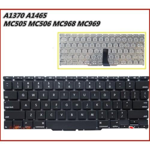 New Laptop Keyboard For MacBook Air A1370 A1465 MC505 MC506 MC968 MC969