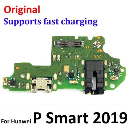 Original Charger Board PCB Flex For Huawei P Smart 2019 USB Port Connector Dock Charging Ribbon Cable