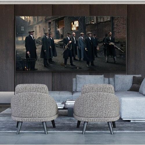 Peaky Blinders Moive Posters and Prints Peaky Blinders Canvas Paintings On the Wall Art Movie Canvas Pictures Home Decoration