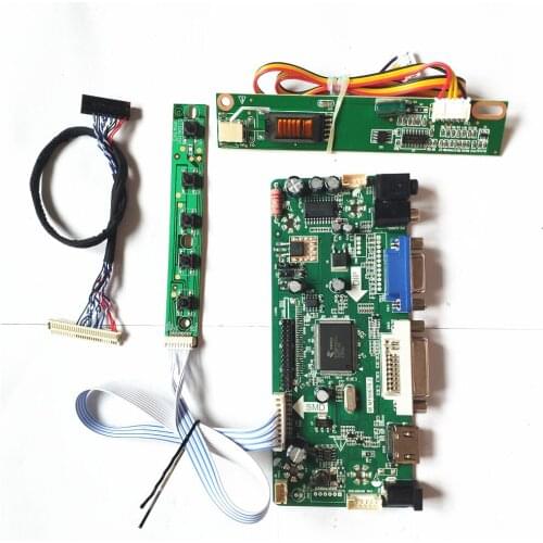 For LP150X04-C2/D2/E2 MNT68676 screen controller board HDMI-Compatible DVI VGA LCD monitor 15" 1024*768 LVDS 20Pin CCFL