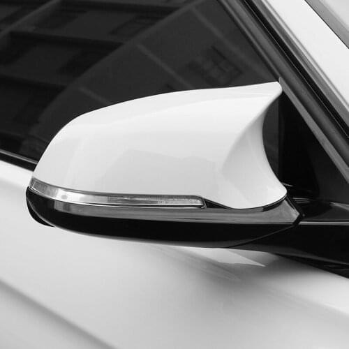 Suitable for BMW 1234 Series 3GT X1 120i 320i to M3 carbon fiber modified horn rearview mirror shell frame