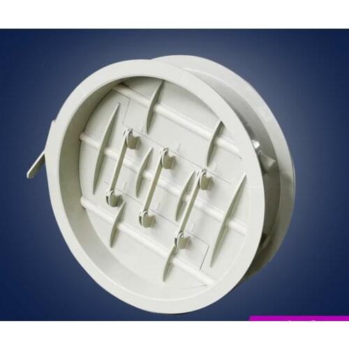 PVC manual damper air pipe check valve ventilation pipe air volume adjustment valve control valve round ID355/400mm