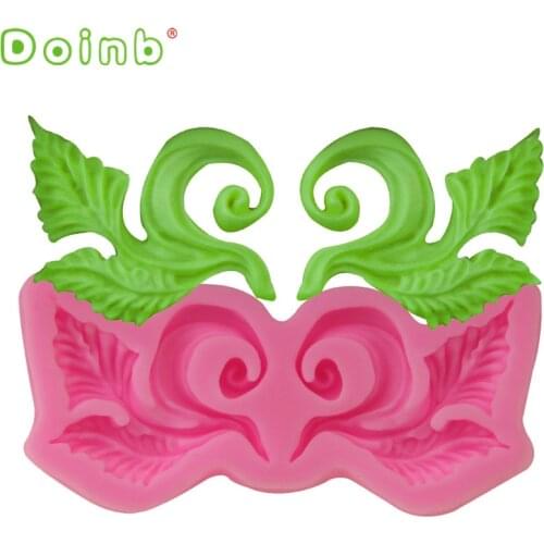 Relief Baroque Scroll Fondant Silicone Lace Mold Gumpaste Chocolate Clay Candy Molds Cake Border Decorating Tools