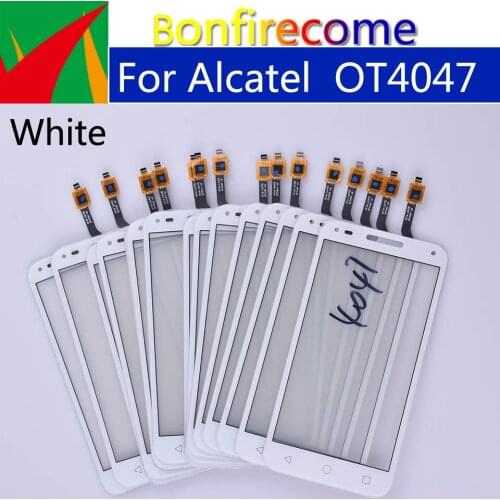 10Pcs\lot Touchscreen For Alcatel One Touch U5 3G OT 4047D 4047G 4047 OT4047 OT4047D Touch Screen Panel Sensor Digitizer Glass